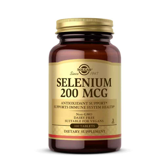 Selenio 200 mcg Solgar 100 Tabletas
