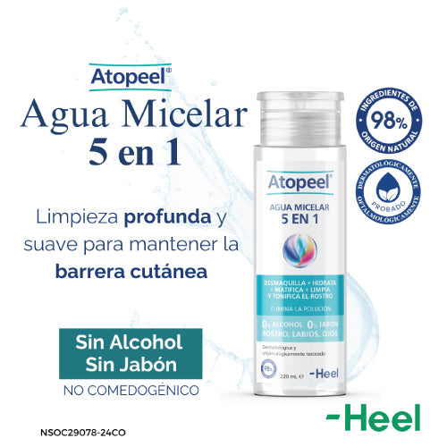 Agua Micelar 5 en 1 Heel