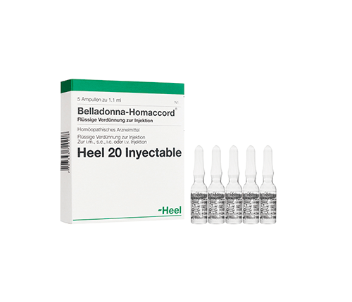Belladonna Homaccord ampollas Heel. Alpha Homeopáticos