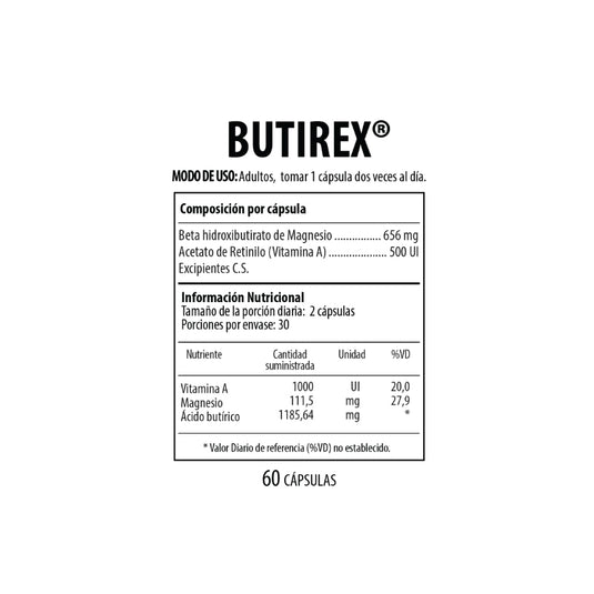 Butirex Nutrabiotics 60 Cápsulas