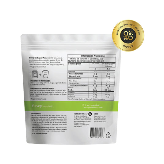 Colágeno UC-II | Collagen Plus 75g Savvy