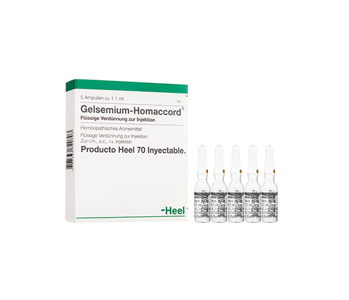 Gelsemium - Homaccord Ampolla Heel. Alpha homeopáticos