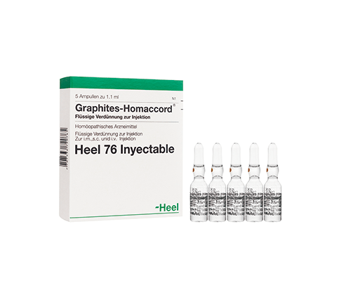Graphites Homaccord Ampolla Heel. Alpha Homeopáticos