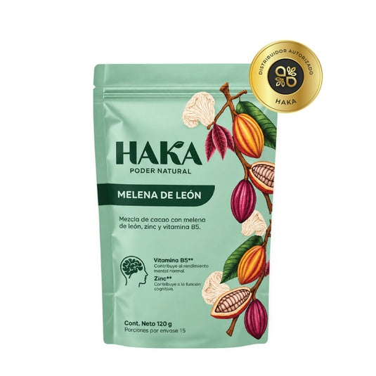 Cacao con Melena de León HAKA 120 g | Zinc + Vitamina B5
