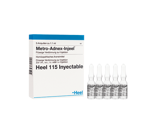 Metro Adnex Injeel Ampolla Heel Alpha Homeopáticos