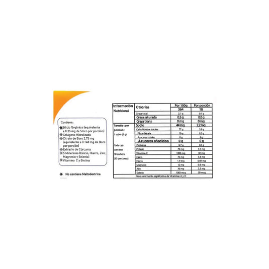 Nilloma Colágeno Hidrolizado + Silicio Orgánico | 30 Sachets en Colombia
