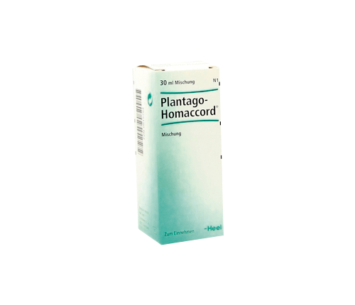 Plantago Homaccord Gotas Heel alpha homeopáticos