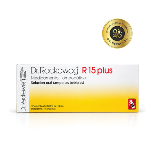 Reckeweg R15 Plus Ampollas Bebibles Caja por 12 Dr. Reckeweg