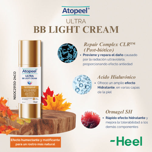 BB LIGHT CREAM HEEL - TONO CLARO