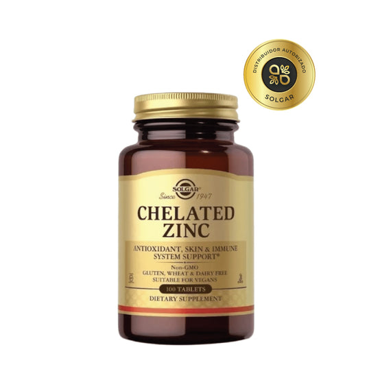 Chelated Zinc x 100 tabs Solgar