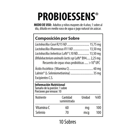 probioessens probióticos medellín colombia nutrabiotics