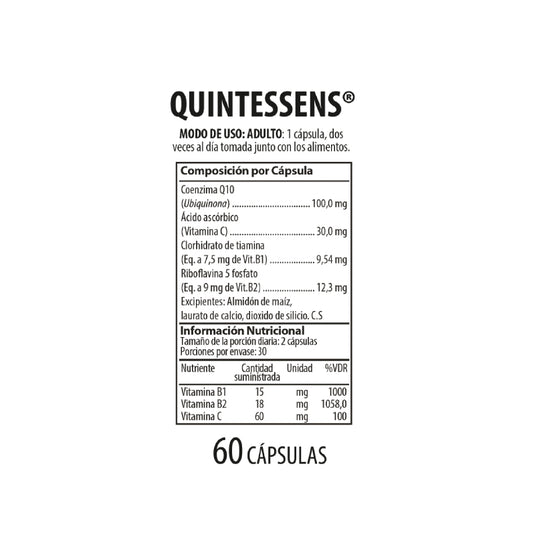 Quintessens Nutrabiotics 60 Cápsulas