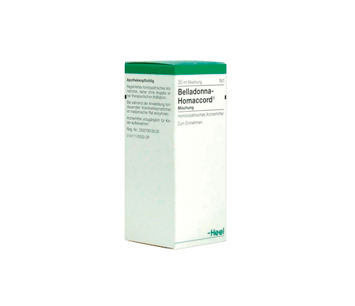 Belladonna Homaccord gotas Heel. Alpha Homeopáticos