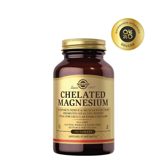 Chelated Magnesium 100 Tabs Solgar