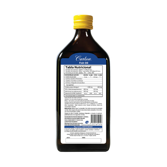 Omega 3 Fish Oil 1600mg x 500 ml Carlson