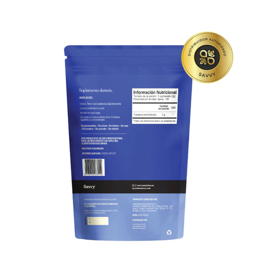 Creatina Monohidratada 300g Savvy