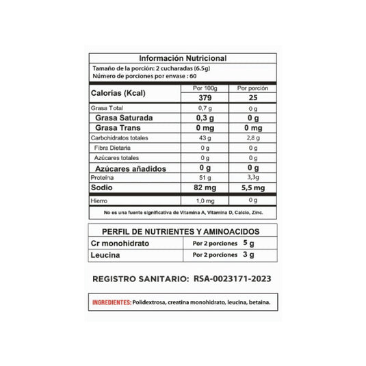 Creatina StarPro Sabor Frutos Rojos Allen Nutrition