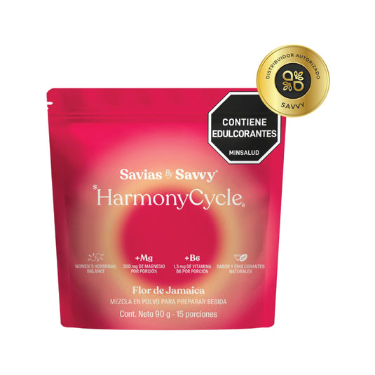 Magnesio y B6 | HarmonyCycle flor de jamaica 90g Savvy