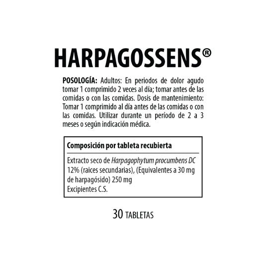 Harpagoessens Harpagofito 30 Tabletas