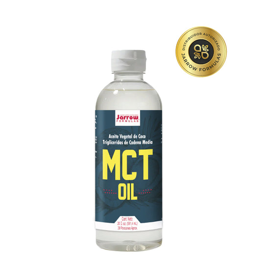 Aceite Vegetal De Coco Triglicéridos De Cadena Media MCT Oil Jarrow Formulas X 591 ML