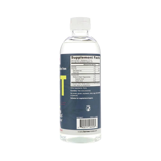 Aceite Vegetal De Coco Triglicéridos De Cadena Media MCT Oil Jarrow Formulas X 591 ML