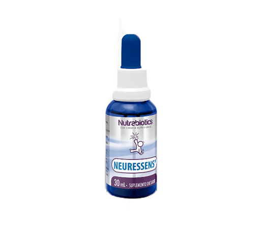 Frasco de Neuressens conteniendo 30ml para salud cerebral y memoria
