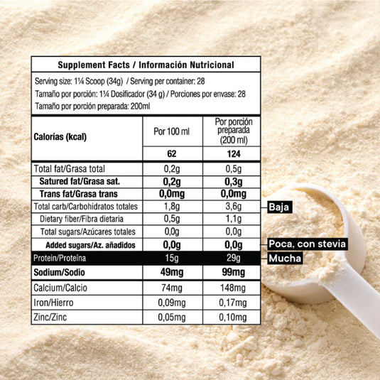 Proteína ISO Vainilla PwrLab - 28 servicios