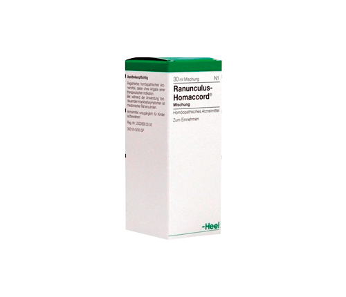 Ranunculus Homaccord Gotas Heel alpha homeopáticos