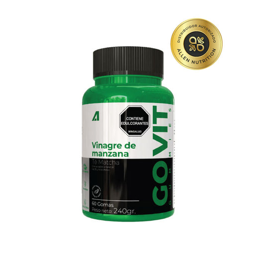 Govit Vinagre de Manzana + Té Matcha por 60 gomas Allen Nutrition