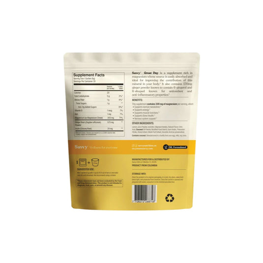Great Day - Limonada de Jengibre Savvy 180 gr