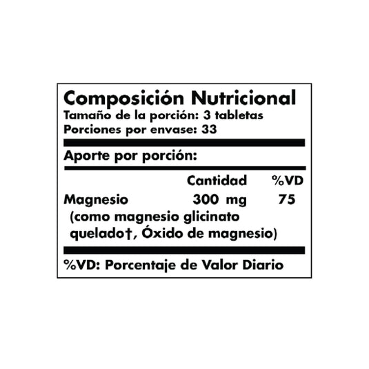 Chelated Magnesium 100 Tabletas – Magnesio -SOLGAR