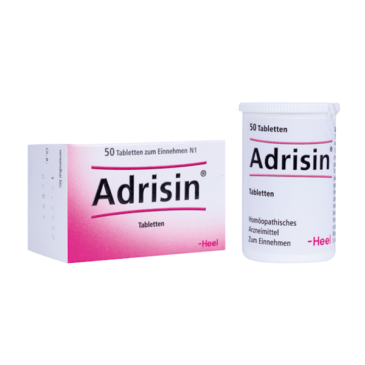 Adrisin Heel 50 Tabs: coadyuvante en cuadros alérgicos cutáneos y respiratorios. Indicado para síntomas como irritaciones de la piel y secreción nasal.