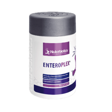 Enteroplex con L-Glutamina, Aloe Vera y Vitamina A: complemento para tu dieta con alta biodisponibilidad. Potencia tus funciones fisiológicas y nutricionales.