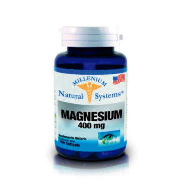 Magnesium 400 mgs Natural Systems 100 caps Alpha Homeopáticos