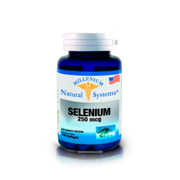 Selenio 250 mcg Natural Systems por 100 caps Alpha Homeopáticos